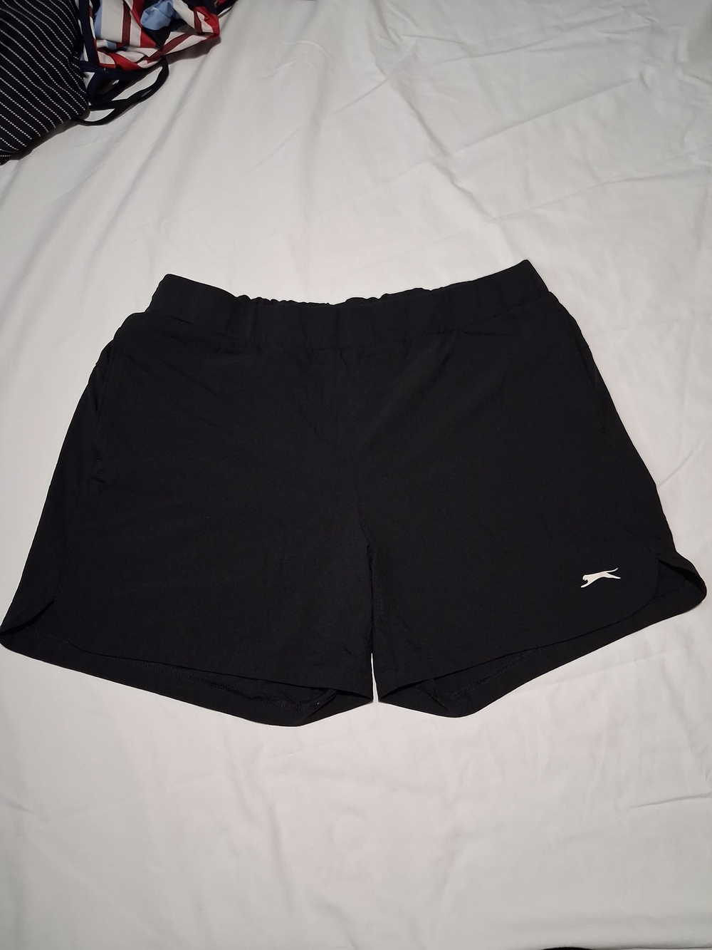 Women's Black Athletic Golf Shorts - Slazenger Size Large